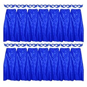 7265 Superhero-capes And Masks For Adults Bulk Halloween